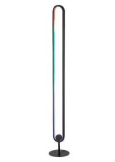 RABALUX 74051 Barto stojacia lampa LED V1250mm 19W RGB matná čierna, diaľkový ovládač