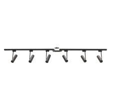 Bodová světla na liště SET 6x GU10 2 m černá Zuma Line Lisa Track 3026