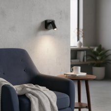 Ideal Lux 260655 BEAN nástenné bodové svietidlo LED 3,5W/220lm 3000K čierna