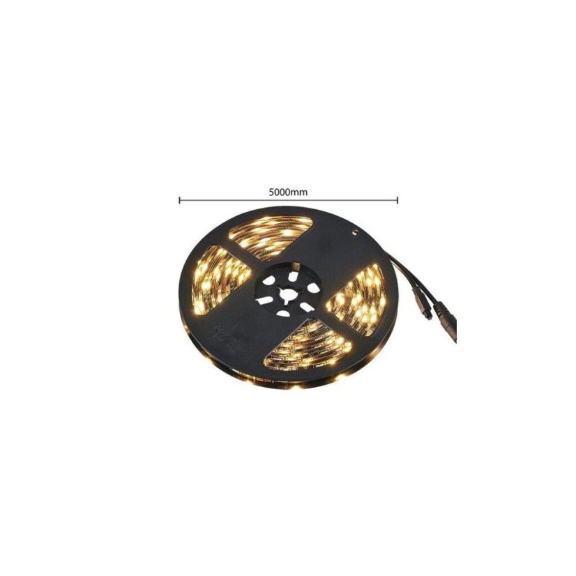 TRIO Reality R65575102 RUSH LED pásik 5000mm 15W/950lm RGB IP44 čierna, stmievateľné, diaľkový ovládač