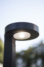 LUTEC 6906703335 DISO solární svítidlo zahradní LED sloupek 2W 4000K IP44 šedá