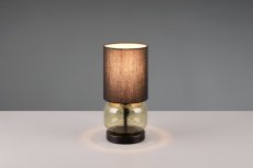 TRIO 517800115 ELIO stolná lampička V280mm 1xE27 čierna matná, zelená