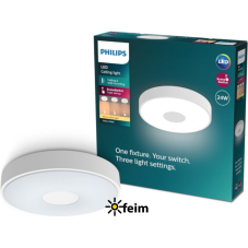Philips 8720169301252 Coiner stropné svietidlo D389mm LED 24W/2700lm 2700K biela, SceneSwitch