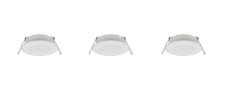 TRIO 635110301 HIMAL zapustené svítidlo D85mm SMD LED 3,5W/450lm 2700+4000K IP65 bílá 3-set