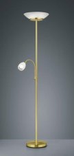 TRIO reality R40063108 Gerry Stojacia lampa 2x E27 1x E14 mosadz