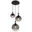 GLOBO 15885-3H DALTON závesné svietidlo D390mm 3xE27 čierna, dymová