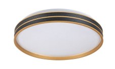 RABALUX 71141 Gandor stropní svítidlo LED D390mm 24W/1850lm 3000-6500K černá, bílá, stmívatelné, dálkový ovladač