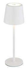GLOBO 58482W VANCOUVER venkovní dotyková stolní lampička V280mm LED 1,2W 130/50lm 3000+4500+6000K IP44 bílá, USB Cable incl.
