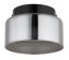 GLOBO 16055DS HIGGINS stropní svítidlo D130mm 1xGX53 6W 400/270lm 1800K černá, kouřová