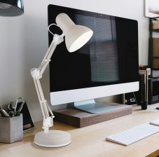 Stolní svítidlo 1x E27 piesková IP20 GLOBO lighting FAMOUS 24880SA