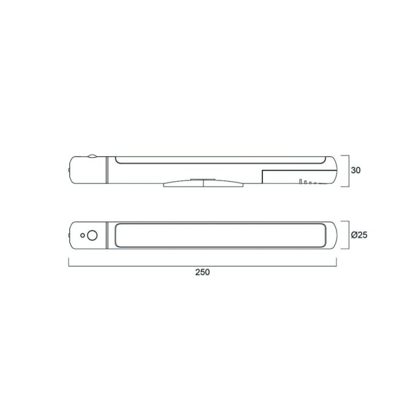 Sylvania 0053649  šatníkové svietidlo nabýjateľné cez USB so senzorom GIZMO CABINET SENSE LINEAR