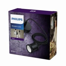 Philips CORD / modern / E27 / black 1CT EU