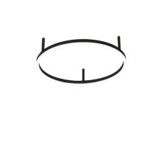Ideal Lux 265988 ORACLE SLIM stropní svítidlo LED D500mm 30W/2350lm 3000K černá