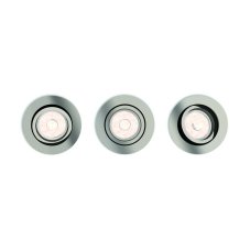 Philips 50393/17/PN myLiving Donegal zápustné svítidlo 3-set 3xGU10 nikl