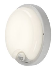 Vonkajšie nástenné svietidlo so senzorom LED 4000K biela IP65 Rabalux Lonato 77214