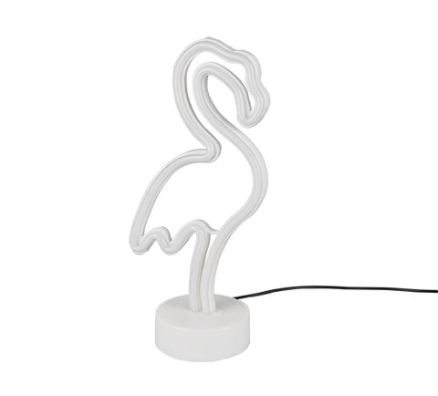 TRIO reality R55240101 FLAMINGO USB Dekoračné svietidlo 150mm LED 1X1W Biela