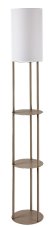 Stojací lampa 1x E27 taupe IP20 Rabalux BRONN 74107