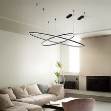 Ideal Lux 265957 ORACLE SLIM závesné svietidlo LED D1500mm 89W/5350lm 3000K biela