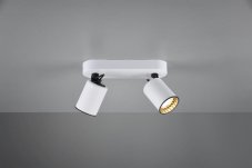 TRIO 803500231 Pago Stropné svietidlo 240mm GU10 2X35W Matná biela, čierna