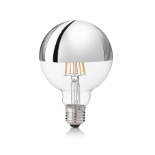 Ideal Lux 135526 LED žárovka E27 Filament G95 9W/520lm 3000K chrom, globe