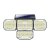 IMMAX 08499L CLOVER-2 Vonkajšie solárne nástenné LED svietidlo 1,5W 350lm 6500K/3000K IP44
