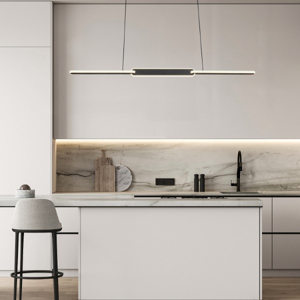 RABALUX 72231 Sindri závesné svietidlo LED 36W/2050lm 3000+4000K čierna, biela, DIP switch