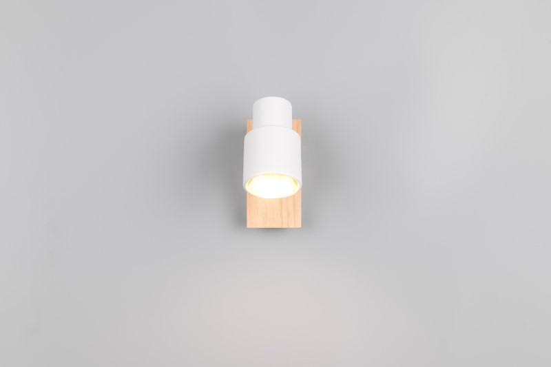 TRIO Reality R81981731 PIERRE nástěnné bodové svítidlo/spot s vypínačem 1xGU10 bílá matná