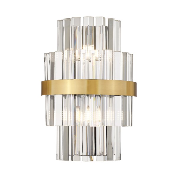 Nástenné svietidlo 2x G9 mosadzné Zuma Line CONSTANTINOPLE W0567-02A-B52G