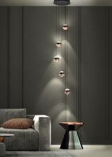 TRIO SELECT 344430532 ORBIT závěsné svítidlo D300mm SMD LED 5x8W/960lm 2300+3000+4000K černá matná, kávová, switchdimmer