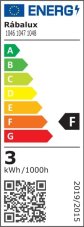 Rabalux 1047 Lite zápustné bodové LED svítidlo 3-set 3x3W IP40