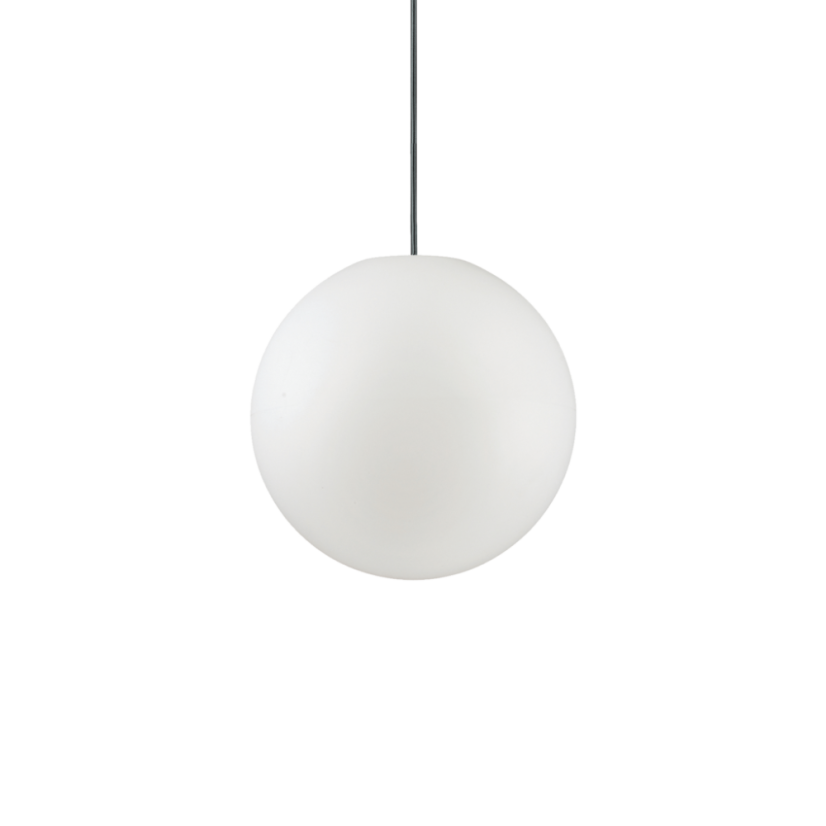 Exteriérové ​​závěsné svítidlo Ideal lux 135991 SOLE SP1 SMALL 1xE27 60W bílá IP44