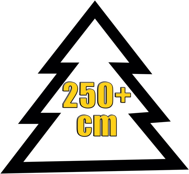 Výška stromečku 250+ cm