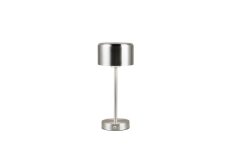 TRIO Reality R59151107 JEFF dotyková stolní lampička SMD LED 1,5W/120lm 3000K nikl matná, černá, nabíjecí baterie, USB-C port
