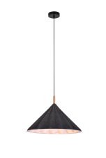 RABALUX 72164 Linavo závesné svietidlo D520mm 1xE27 čierna, šedá