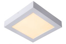 Lucide 28117/22/31 BRICE čtvercové stropní stmívatelné koupelnové LED svítidlo 22W IP44