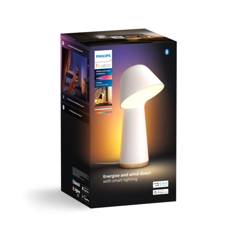 Philips Hue White and color ambiance 8720169262997 Twilight stolná lampička LED V330mm 13,4W/1380lm 2000-6500K+RGB biela