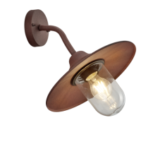 201760124 TRIO BRENTA vonkajšie nástenné svietidlo 1xE27 40W IP44 hrdzavá hnedá