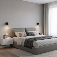 Ideal Lux 260617 BEAN nástenné bodové svietidlo LED 3,5W/220lm 3000K čierna