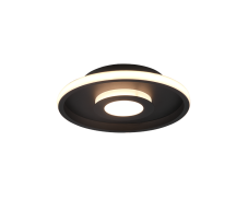 TRIO 680810332 ASCARI stropné svietidlo LED D300mm 28W/3200lm 3000K IP44 matná čierna, switchdimmer