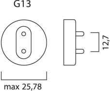 SYLVANIA 0030243 LED zářivka ToLEDo T8 5FT 1500mm 2700LM 18W  4000K AVANT