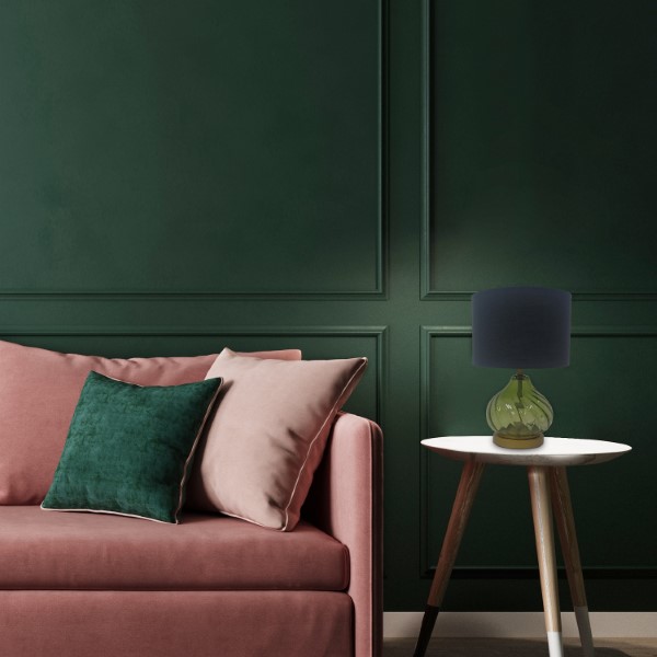 RABALUX 74033 Pirelo stolná lampička D200mm 1xE14 zelená, čierna