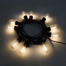 RABALUX 77165 Zirc solárna svetelná reťaz 6,5m LED 3,6W/35lm 2700K IP44 čierna