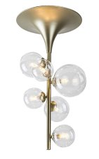 RABALUX 71298 Aslov stropné svietidlo D320mm 6xG9 zlatá, priehľadná