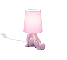 Stolná lampa 1x E14 fialová IP20 TRIO Reality HUMA R56531091