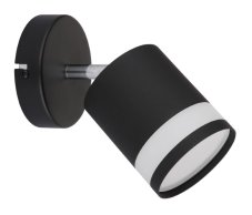 GLOBO 57852-1 LUCERO nástěnné bodové svítidlo/spot 1xGX53 7W 600/364lm 3000K černá, opálová