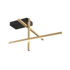 LED stropní svítidlo 900 lm 3000+4000+6000K zlaté Zuma Line EDGE 22008C3-BK/GD