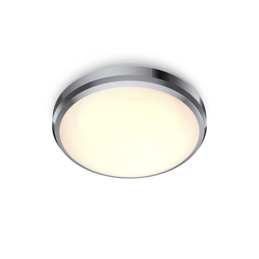 Philips Doris LED CL257 Stropné svítidlo do koupelny kruhové 6W/600lm 220mm 2700K IP44 chrom