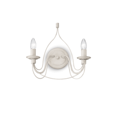 Nástěnné svítidlo Ideal lux 028460 CORTE AP2 BIANCO ANTICO 2xE14 40W
