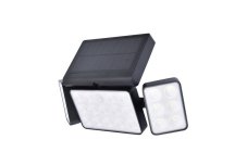 LUTEC CONNECTED 6935502330 TUDA exteriérové solárne nástenné svietidlo LED 13W 1500lm 2700-6500K  IP44 čierna so senzorom