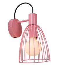 LUCIDE 74217/01/66 MACARONS nástěnné svítidlo 1xE27 růžová